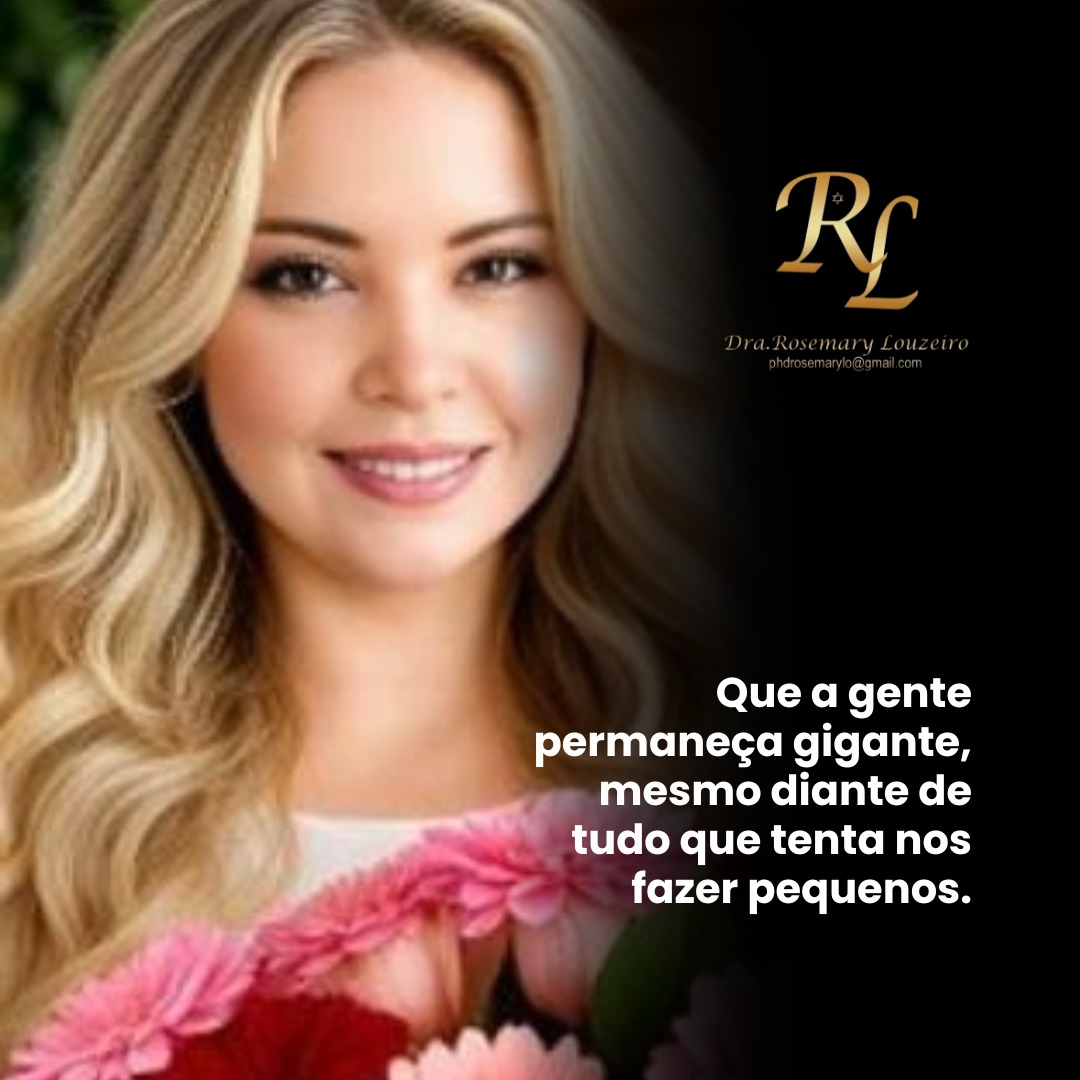 Você está visualizando atualmente Que a gente permaneça gigante, mesmo diante de tudo que tenta nos fazer pequenos.